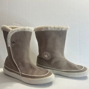Converse Tan Suede Winter Boots